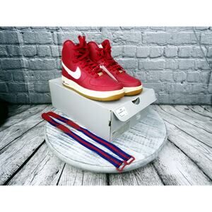 Nike Air Force 1 High GS Gym Red Gum Buttom Light Br Rouge Women 8.5 Used OG Box